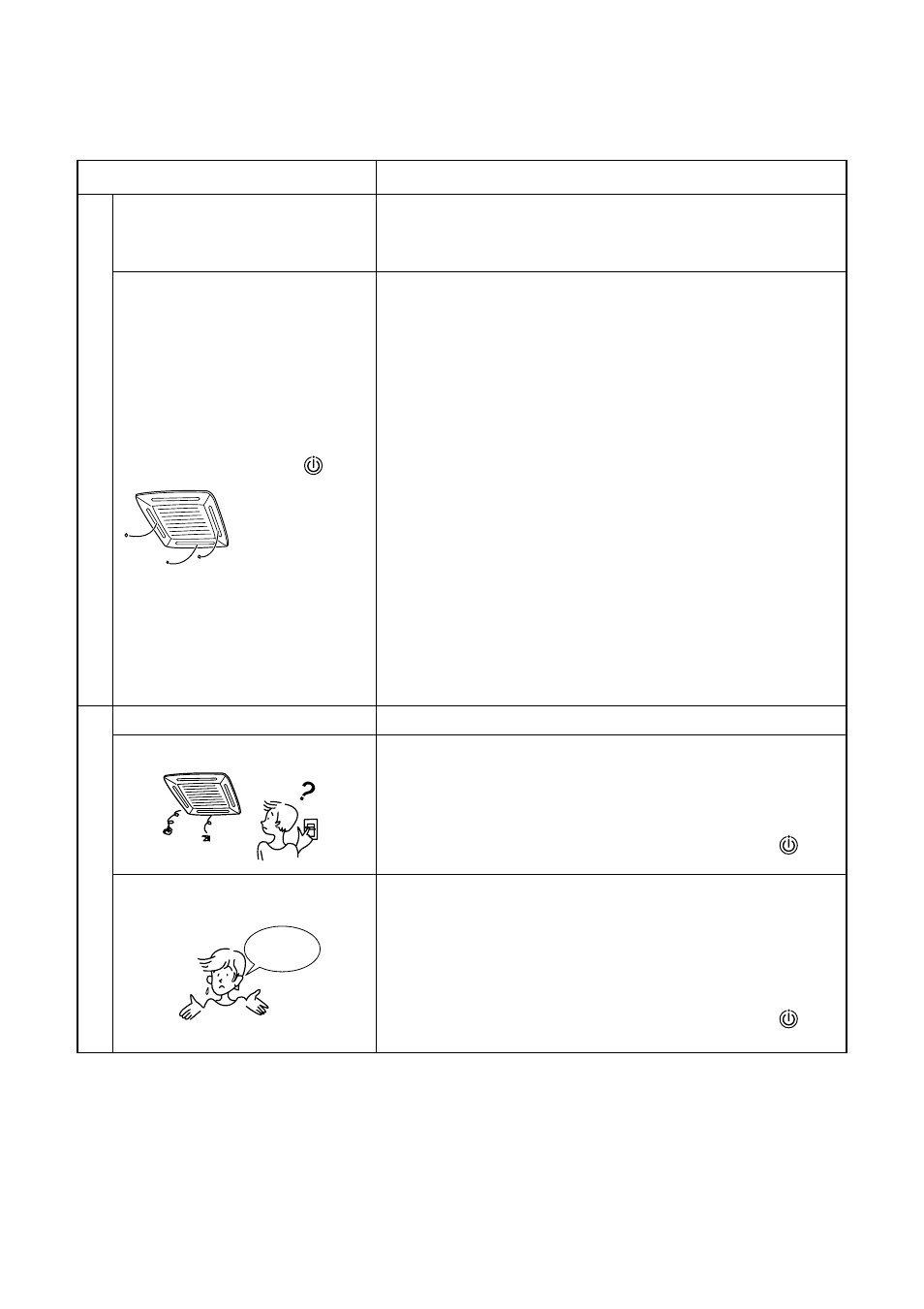 10. when the following symptoms are found | Toshiba MMU-AP0121MH User Manual | Page 19 / 117