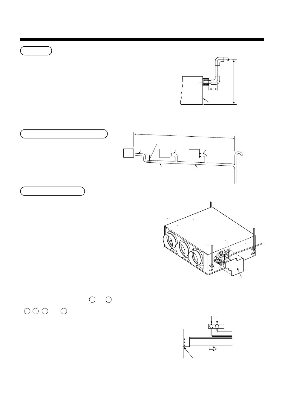 Drain piping work, Drain-up, Connection of the drain hose | Check of water drain | Toshiba RAV-SM561AT-E User Manual | Page 106 / 139