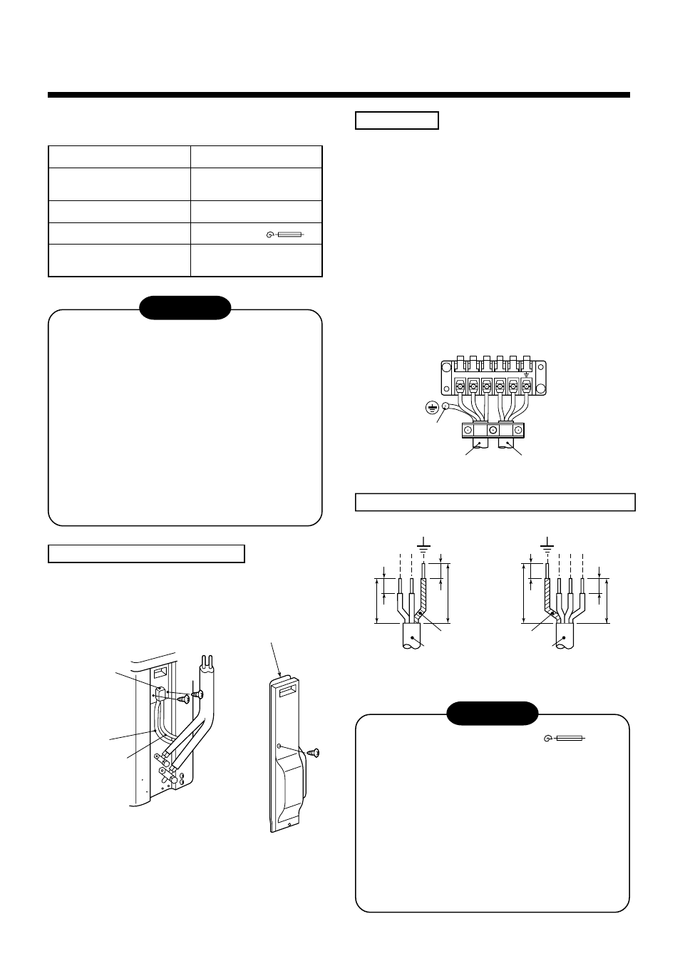 Electrical work, Caution | Toshiba RAV-SM561AT-E User Manual | Page 13 / 139