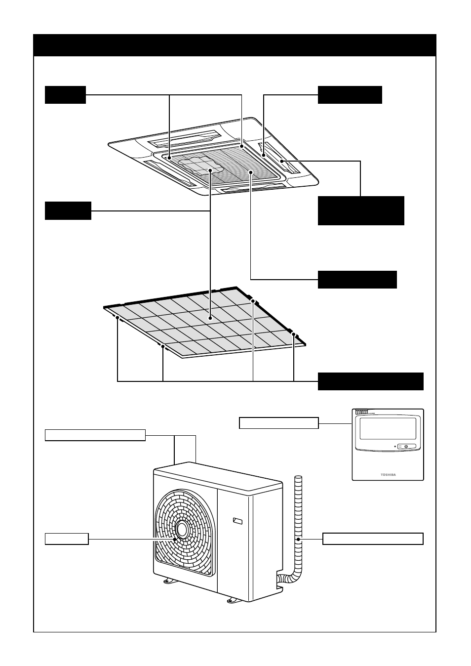 Parts name | Toshiba RAV-SM561AT-E User Manual | Page 33 / 139