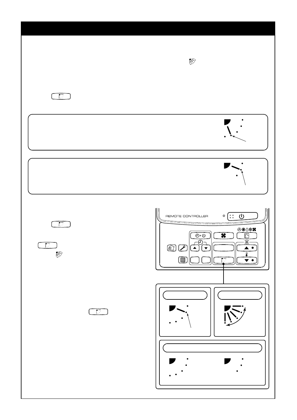Adjustment of wind directiond | Toshiba RAV-SM561AT-E User Manual | Page 38 / 139