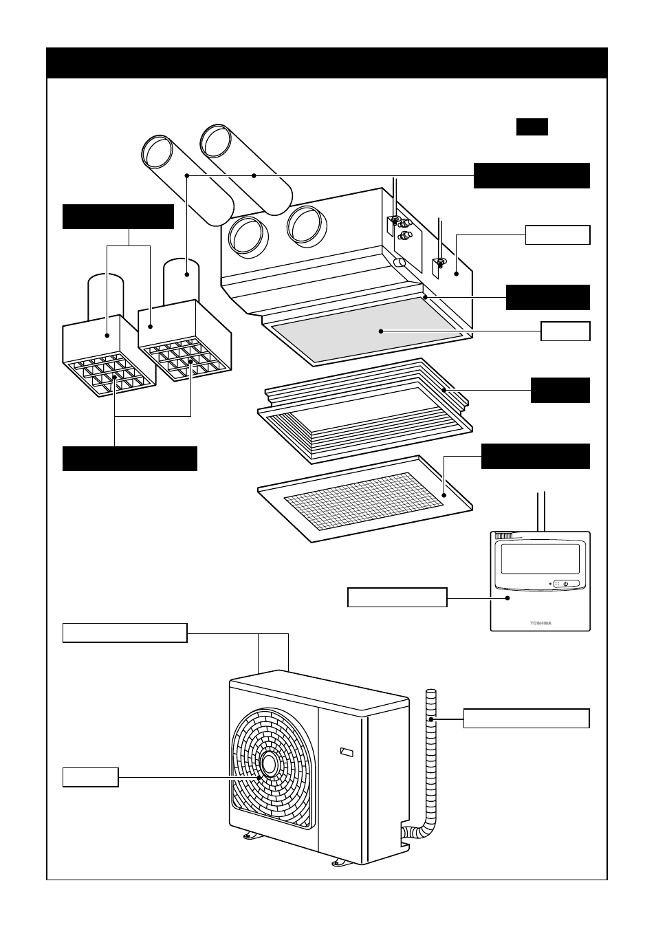 Parts name | Toshiba RAV-SM561AT-E User Manual | Page 47 / 139