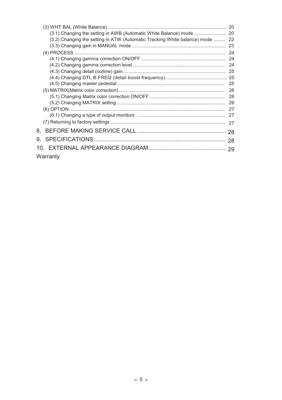 Toshiba IK-HR2D User Manual | Page 5 / 30