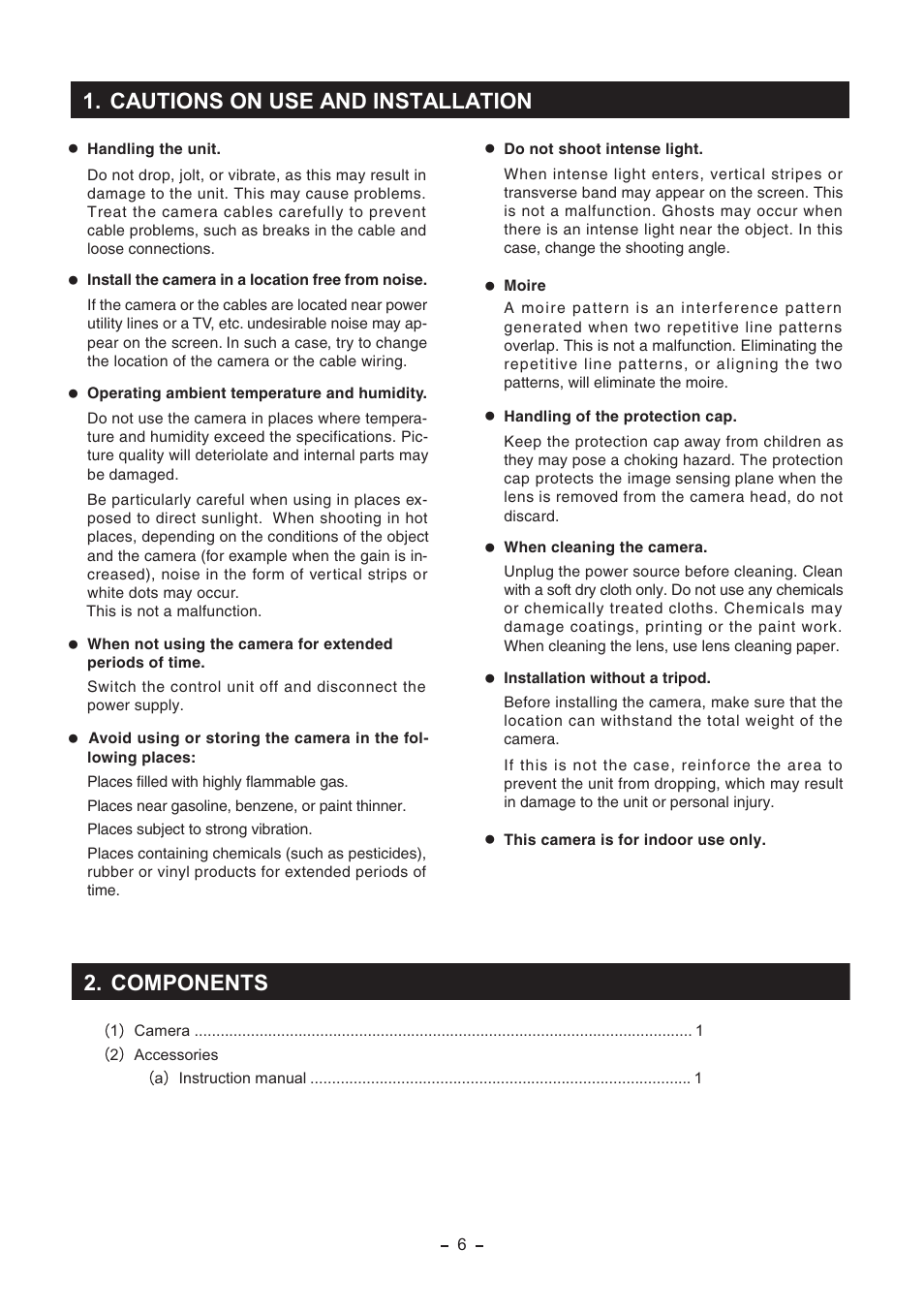 Toshiba IK-HR2D User Manual | Page 6 / 30