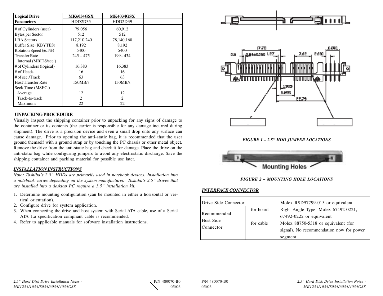 Toshiba MK1234 User Manual | Page 3 / 4