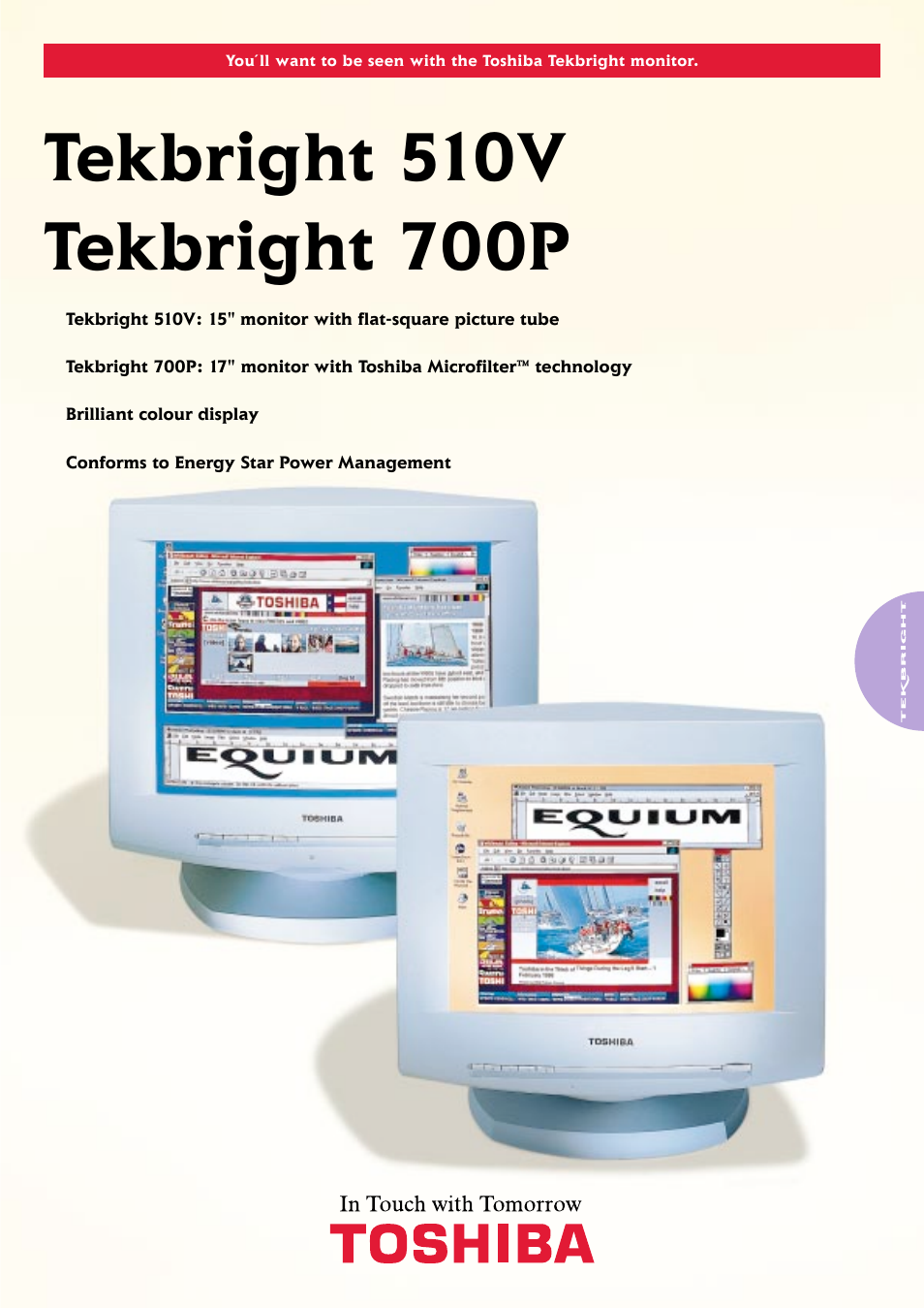 Toshiba Tekbright 500V User Manual | 2 pages