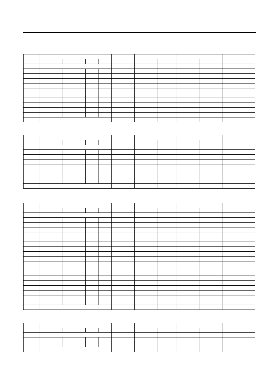 Font size table, Item no. (1): commodity name and grade line, Item no. (2): ingredients | Item no. (3): recipe, Item no. (4): packing date | Toshiba SL-5300 Series User Manual | Page 119 / 224