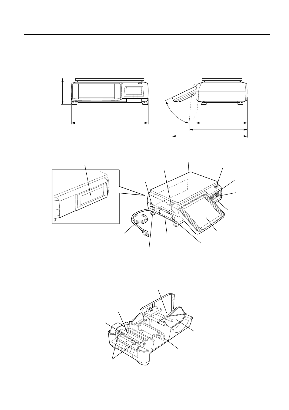 Appearance, Dimensions, Scale | Label cassette, 1 dimensions 3.2 scale, 3 label cassette | Toshiba SL-5300 Series User Manual | Page 12 / 224