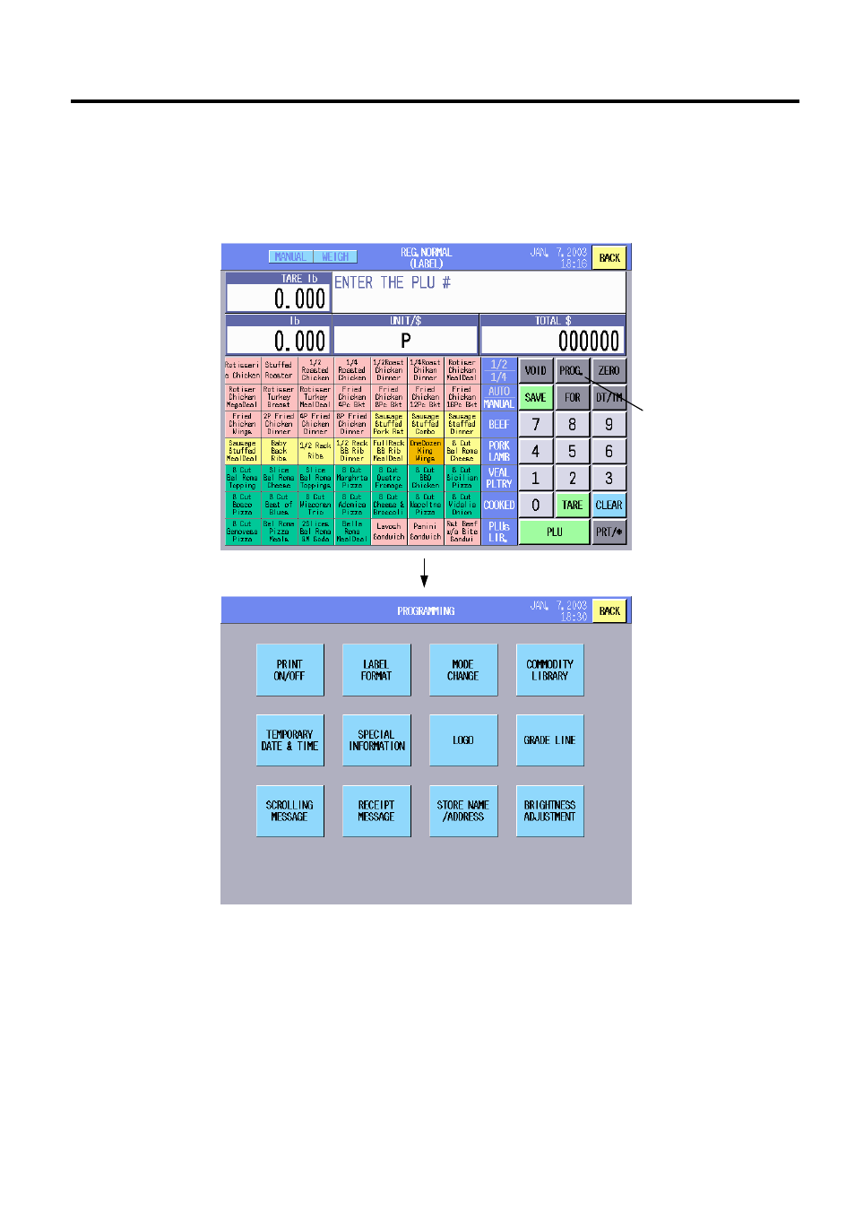 Programming for the registration mode, 1 programming for the registration mode | Toshiba SL-5300 Series User Manual | Page 149 / 224