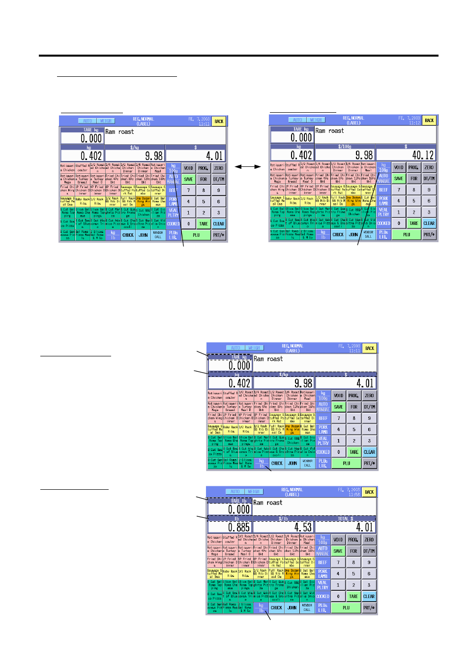 8 changing the unit of weight (ca model only) | Toshiba SL-5300 Series User Manual | Page 174 / 224