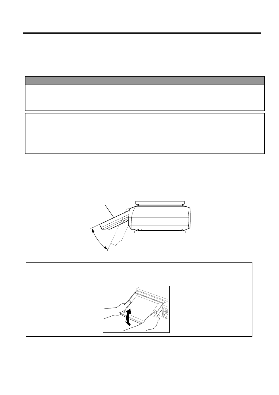 Operation panel, Operational precautions, Tilt angle adjustment | 1 operational precautions, 2 tilt angle adjustment | Toshiba SL-5300 Series User Manual | Page 23 / 224