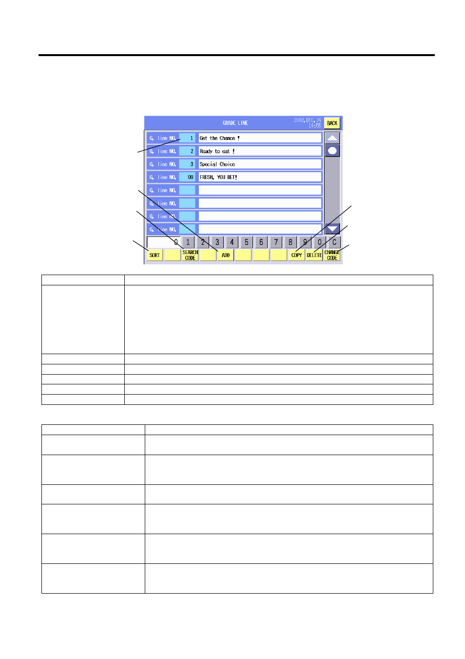 Grade line setting, 7 grade line setting | Toshiba SL-5300 Series User Manual | Page 63 / 224