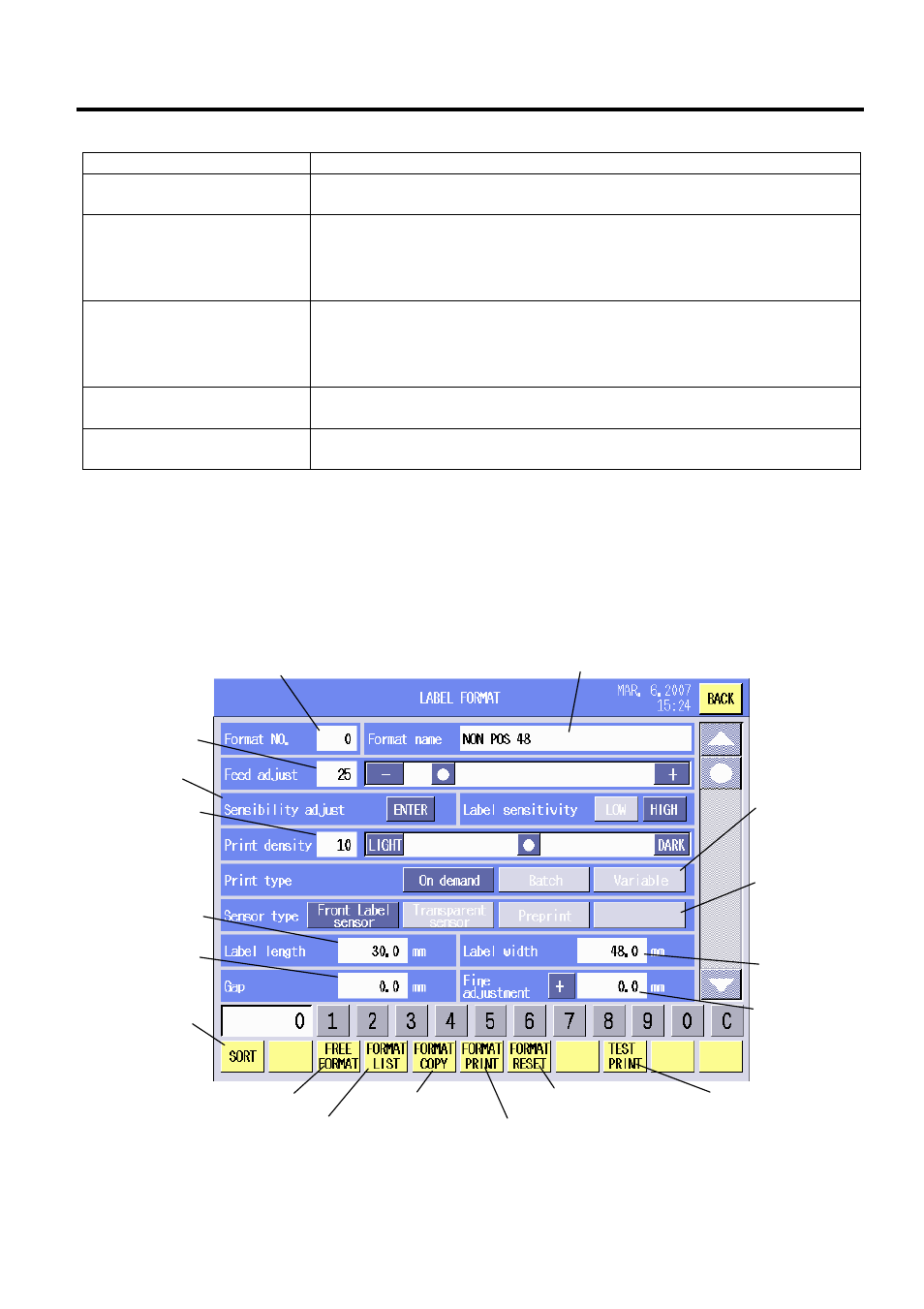 Label format setting, 2 label format setting | Toshiba SL-5300 Series User Manual | Page 98 / 224