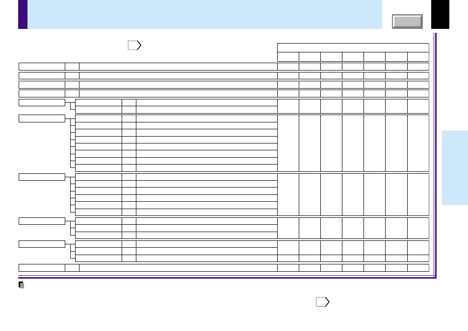 Full menu adjustments and settings - picture, Adjustments & settings | Toshiba TLP780E User Manual | Page 46 / 80