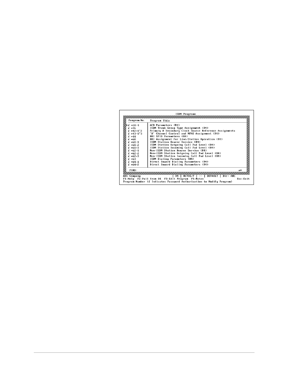 Isdn programs (r4 only) | Toshiba Strata DK Backup User Manual | Page 107 / 178