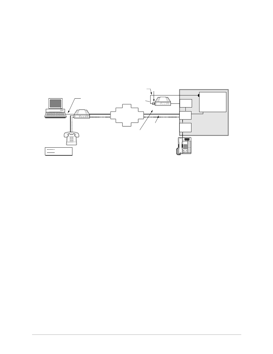 Voice call transferred to modem connection, Communication setup, Customer dialer setup | Toshiba Strata DK Backup User Manual | Page 143 / 178