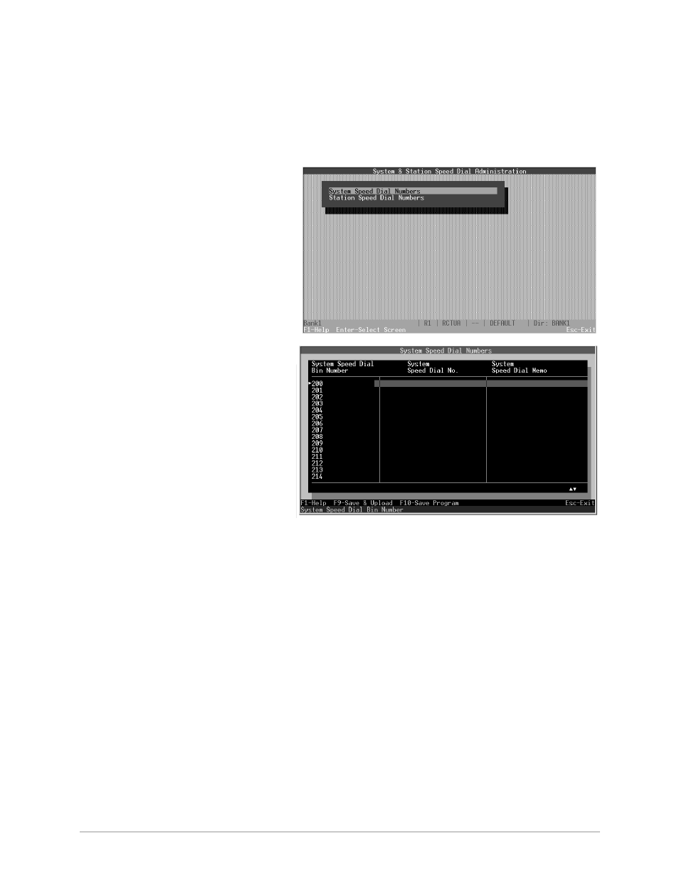 Speed dial programming section, System speed dial numbers | Toshiba Strata DK Backup User Manual | Page 78 / 178