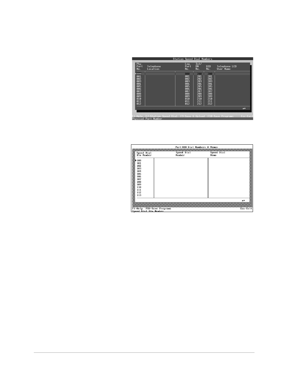 Station speed dial numbers | Toshiba Strata DK Backup User Manual | Page 79 / 178