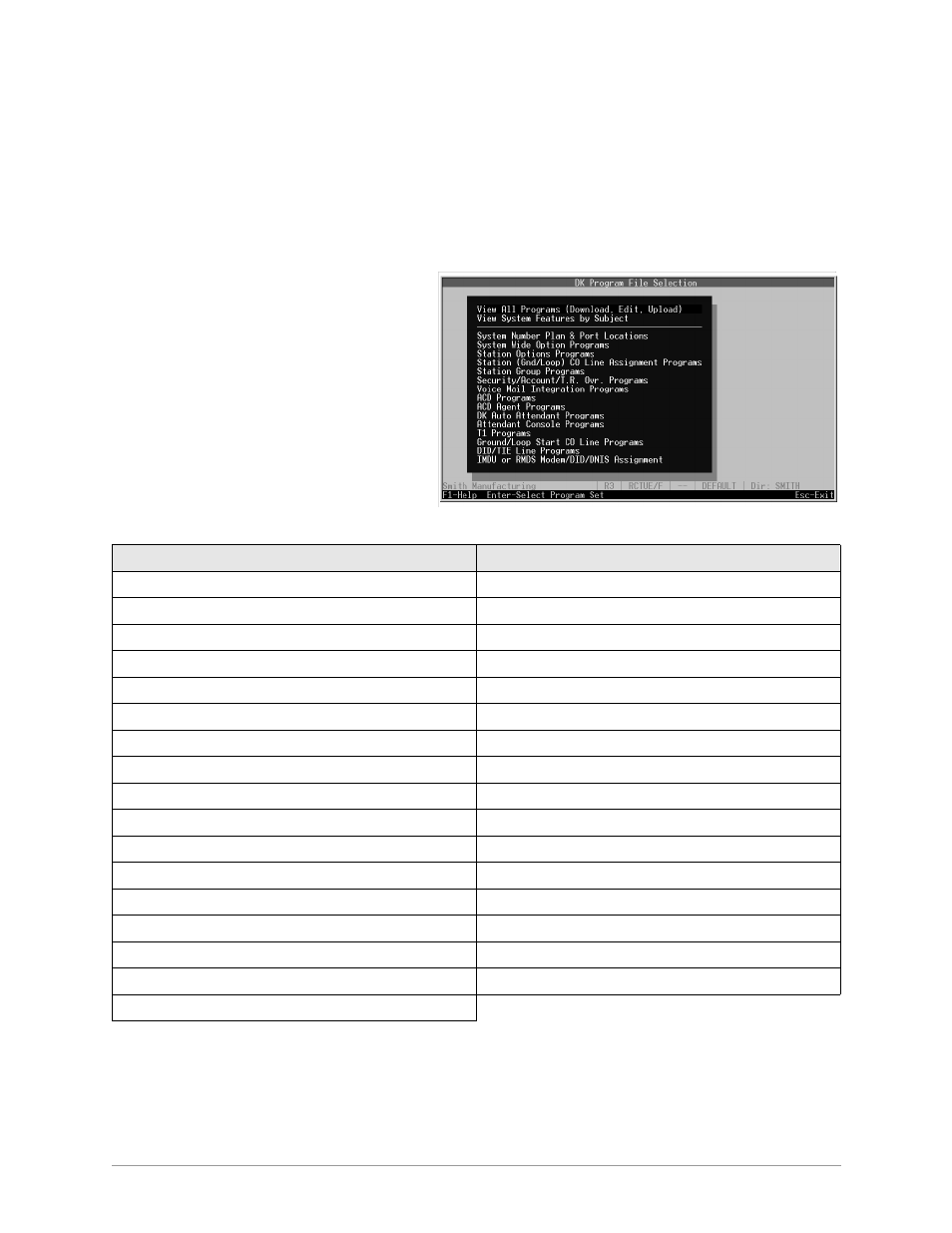 Program administration section | Toshiba Strata DK Backup User Manual | Page 83 / 178