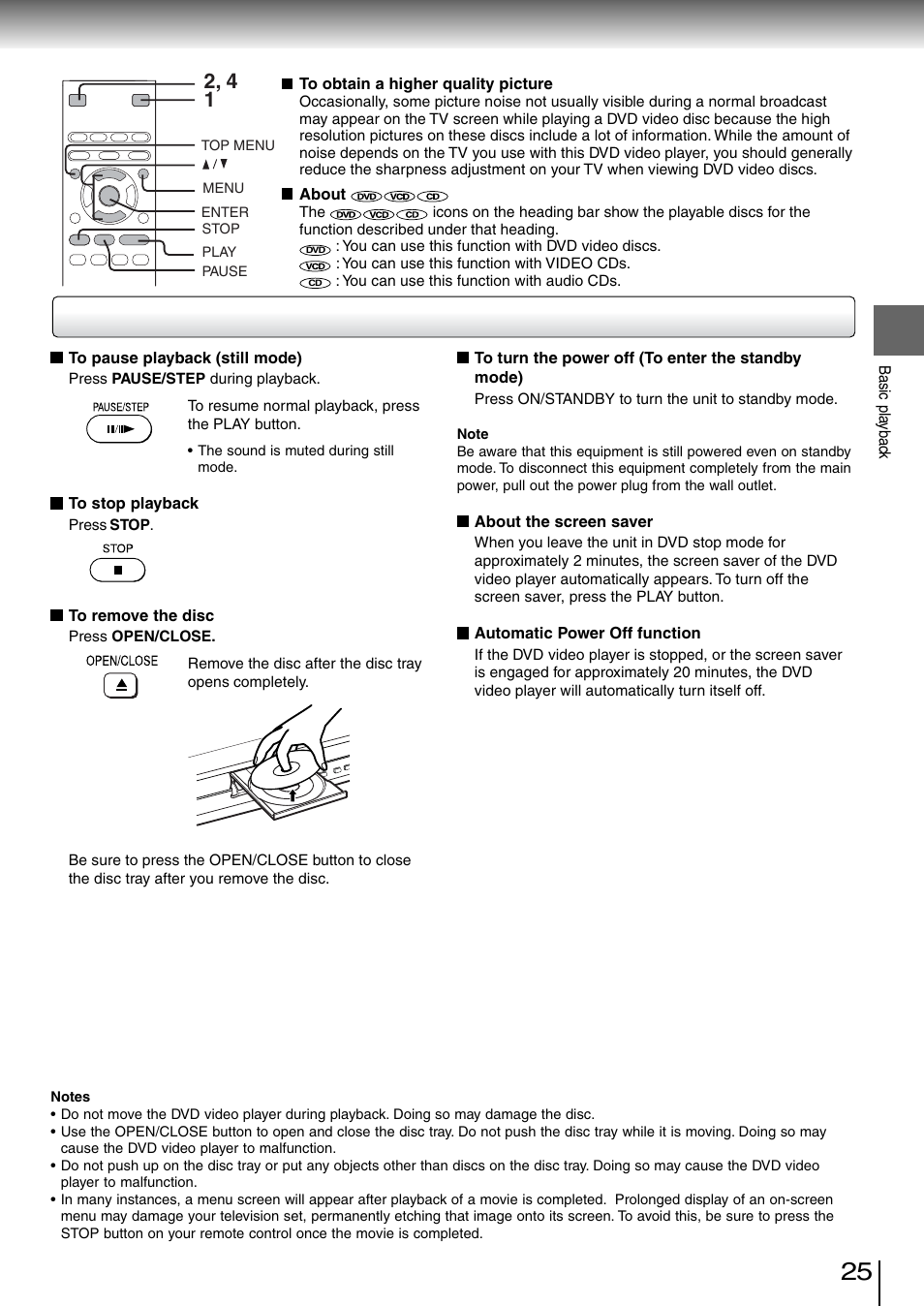 Toshiba SD-260SV User Manual | Page 24 / 61