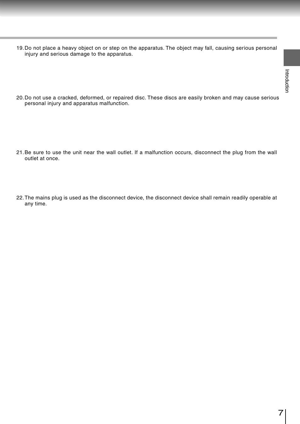 Toshiba SD-260SV User Manual | Page 7 / 61