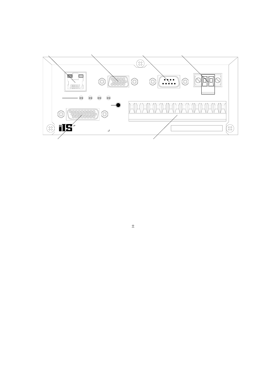 Name and function of parts, Rj45 connector for ethernet, Local display connector | Rs-232c connector, Power connector, Led indicator, Camera connector, Reset button, Name and function of parts·····················6 | Toshiba TK6234A5 User Manual | Page 6 / 29