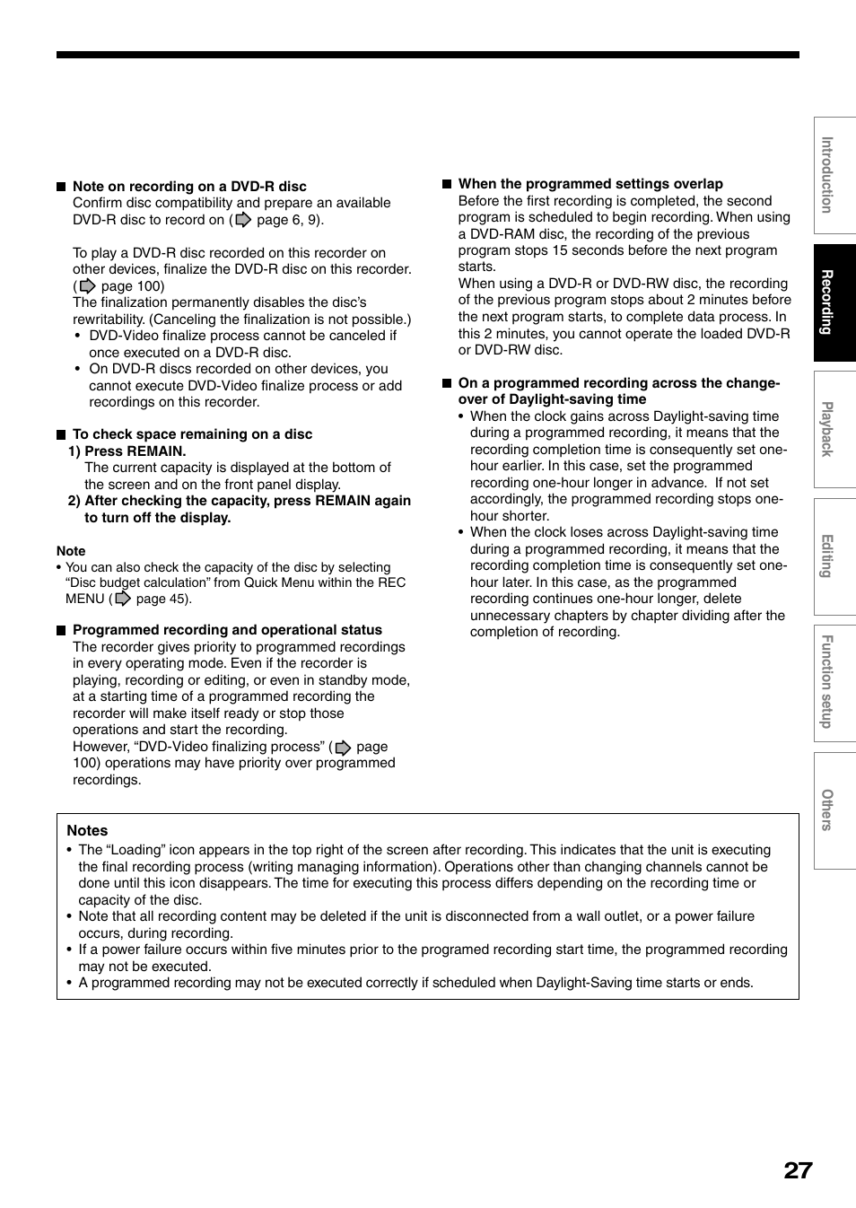 Toshiba DVd Video Recorder D-R4SU User Manual | Page 27 / 131