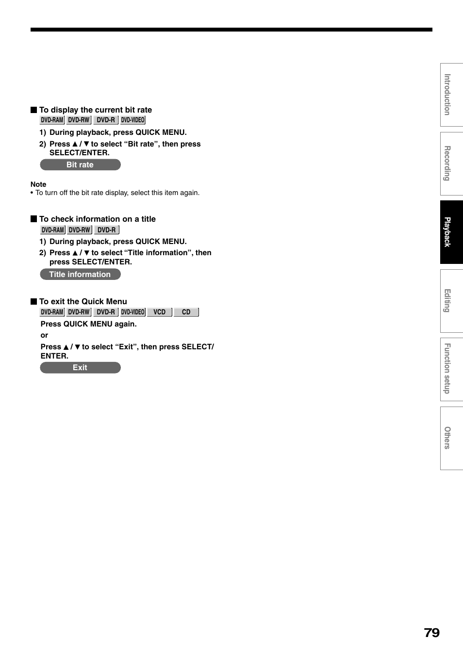 Toshiba DVd Video Recorder D-R4SU User Manual | Page 79 / 131