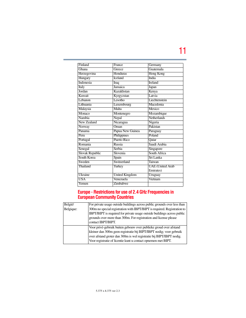 Toshiba NB250 User Manual | Page 11 / 197