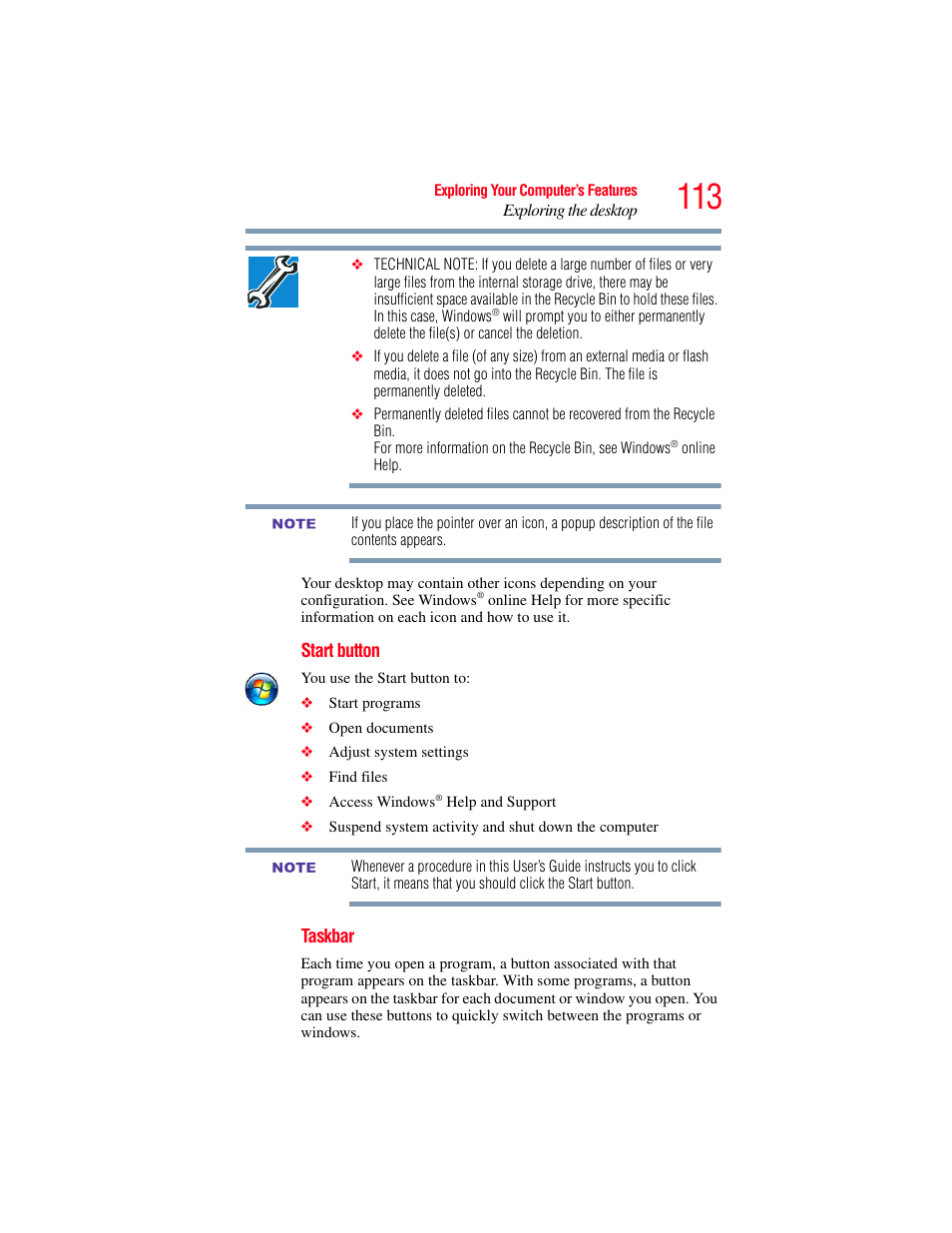 Toshiba NB250 User Manual | Page 113 / 197