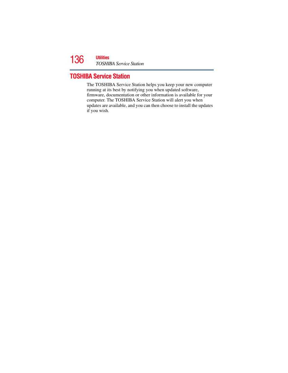 Toshiba service station | Toshiba NB250 User Manual | Page 136 / 197