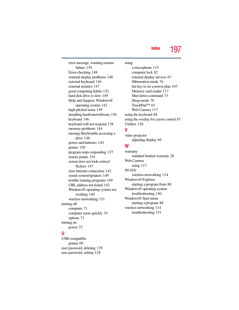 Toshiba NB250 User Manual | Page 197 / 197