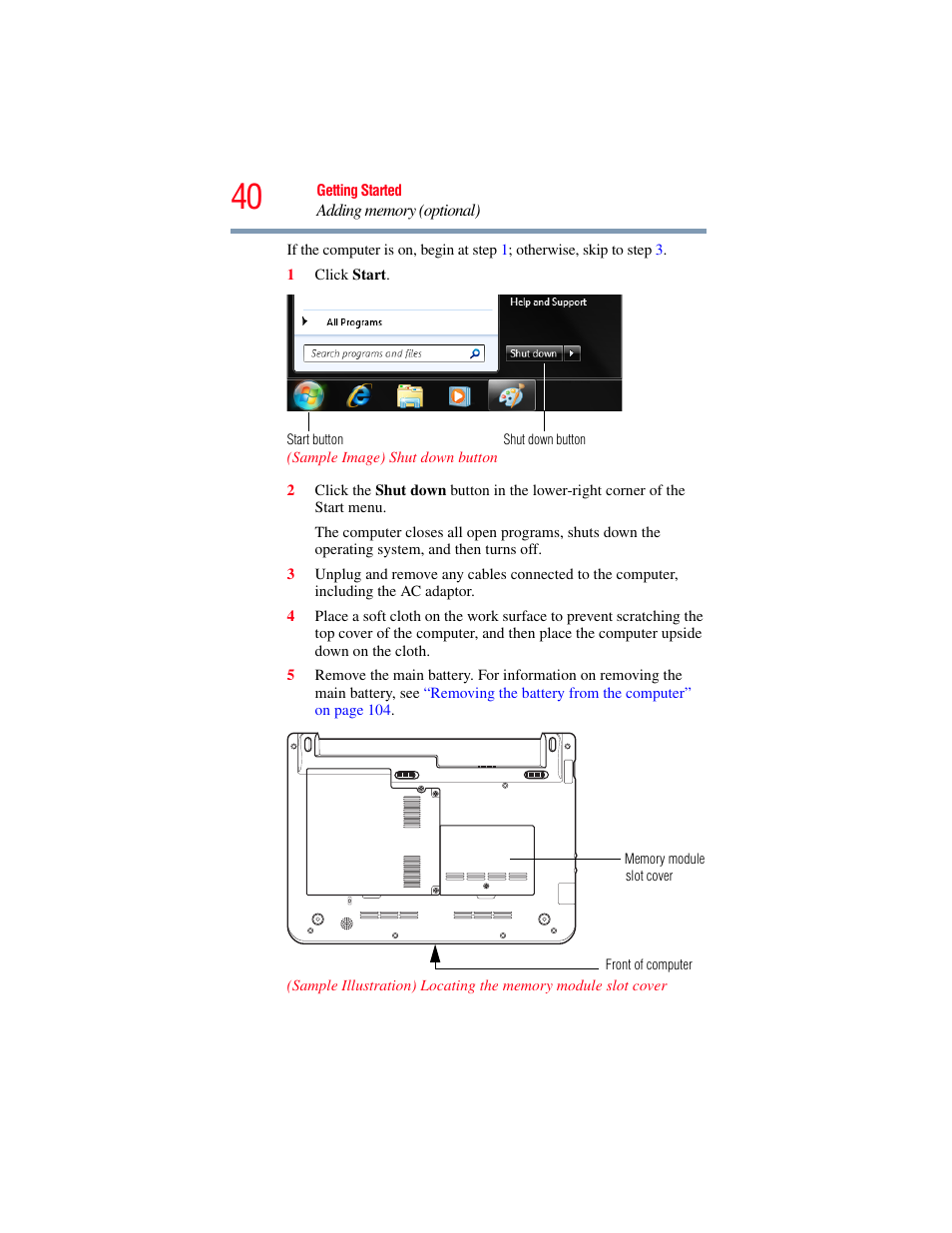 Toshiba NB250 User Manual | Page 40 / 197