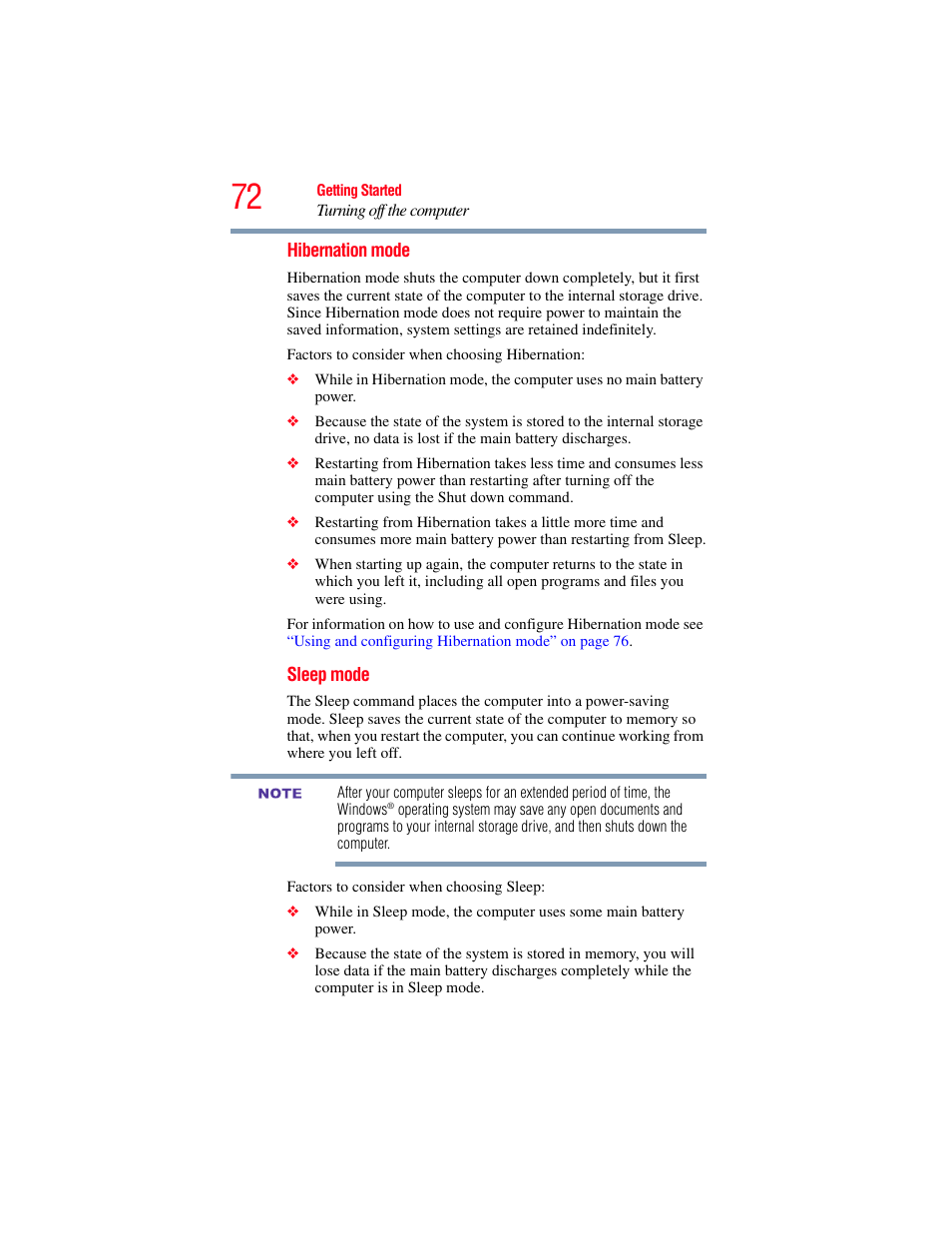 Toshiba NB250 User Manual | Page 72 / 197