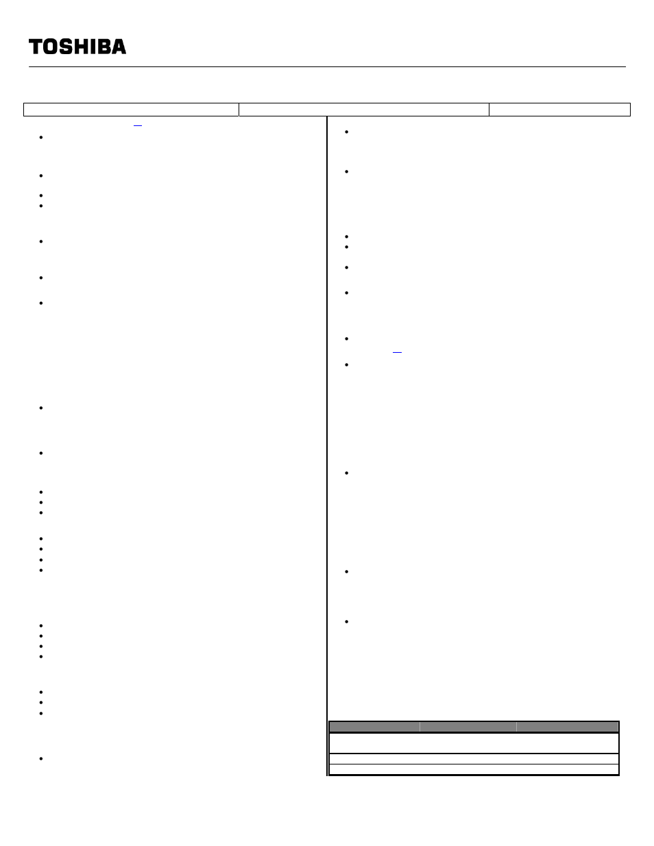 Toshiba A305 User Manual | 3 pages