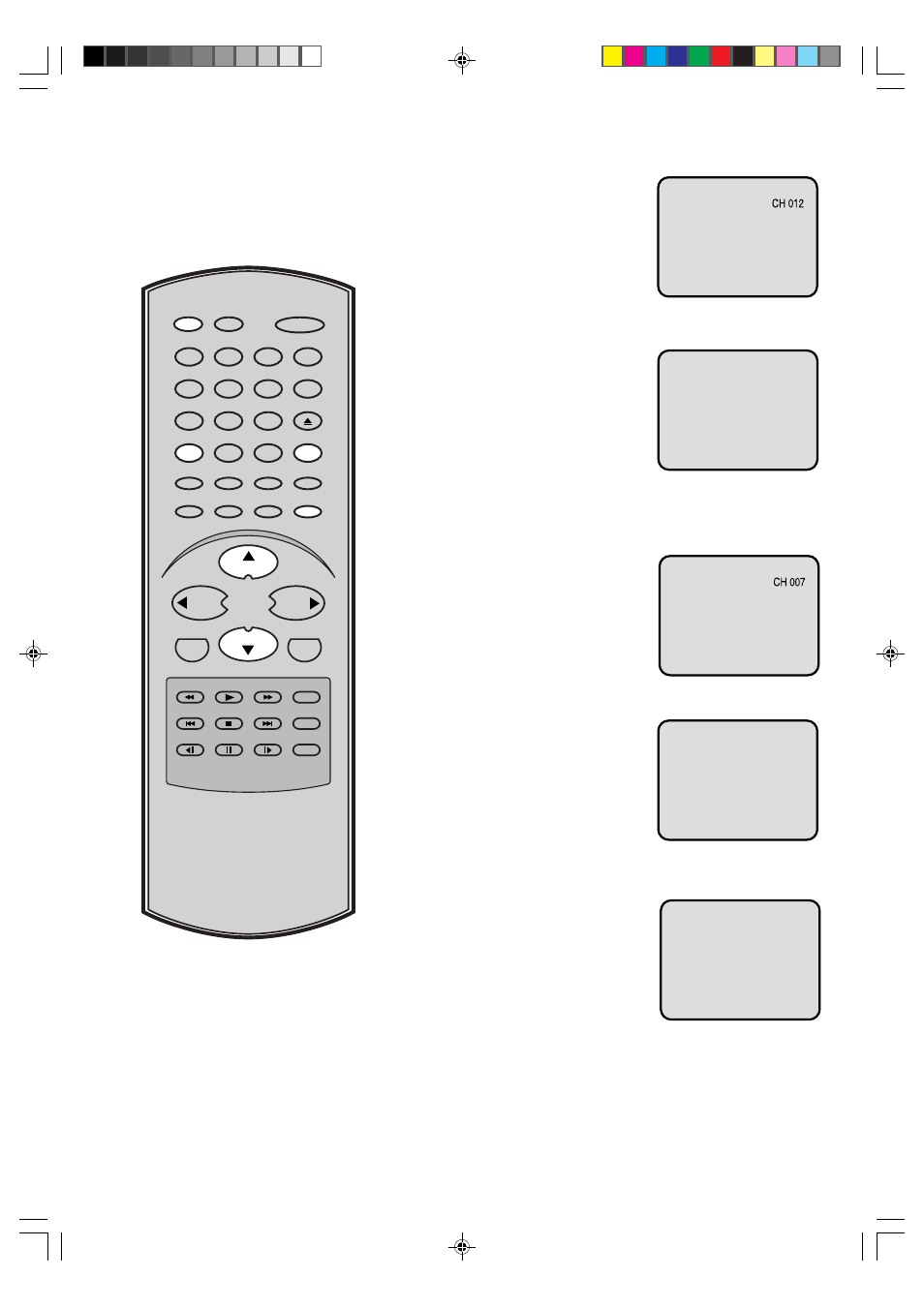 Recall, Channel up/down, Ch return | Sleep, Mute | Toshiba MD19N3 User Manual | Page 15 / 47