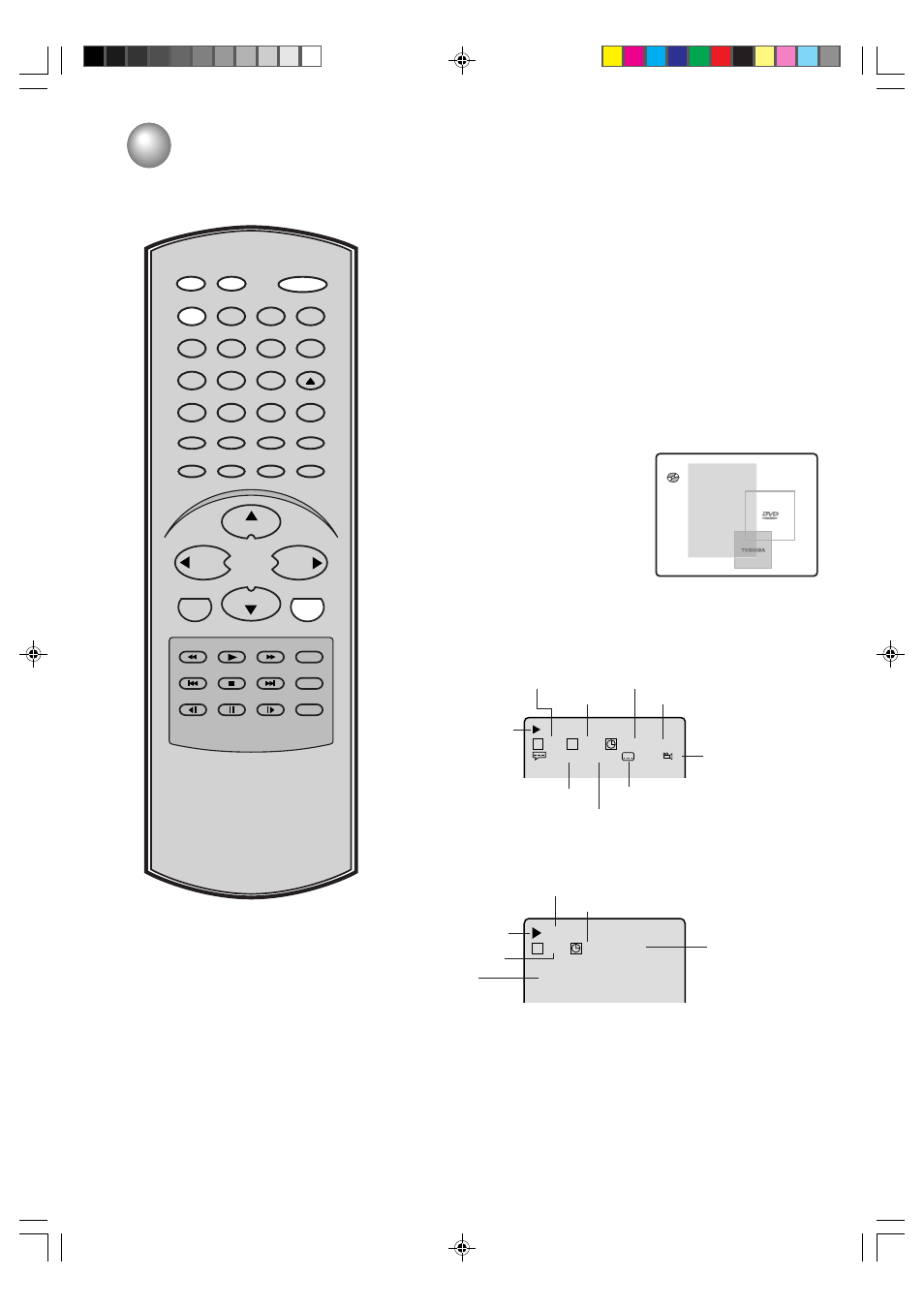 Status display of disc, Preparation | Toshiba MD19N3 User Manual | Page 25 / 47