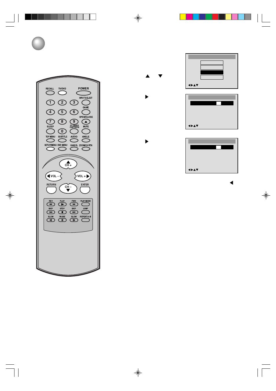 Dynamic range control, 34 dynamic range control | Toshiba MD19N3 User Manual | Page 34 / 47