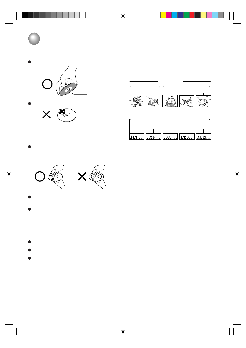 Notes on discs, On handling discs | Toshiba MD19N3 User Manual | Page 6 / 47