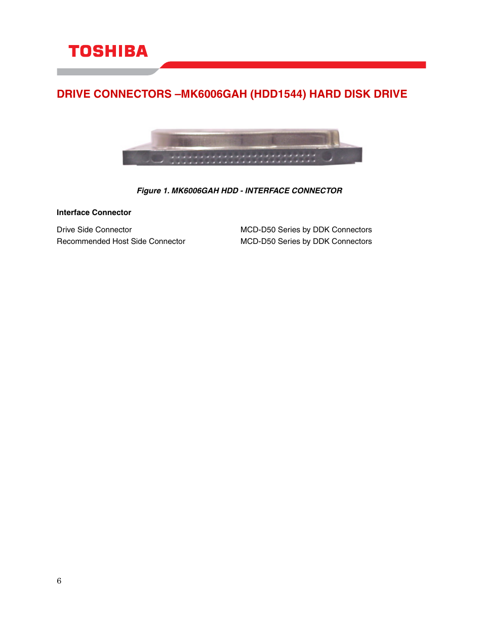 Toshiba 1.8-INCH HARD DISK DRIVE HDD1544 User Manual | Page 8 / 9