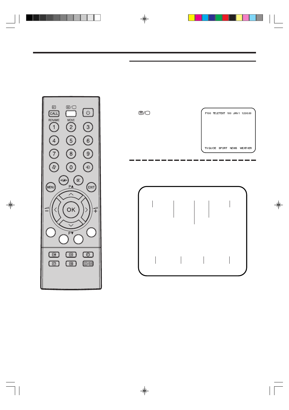 Teletext feature | Toshiba 15V31B User Manual | Page 22 / 30