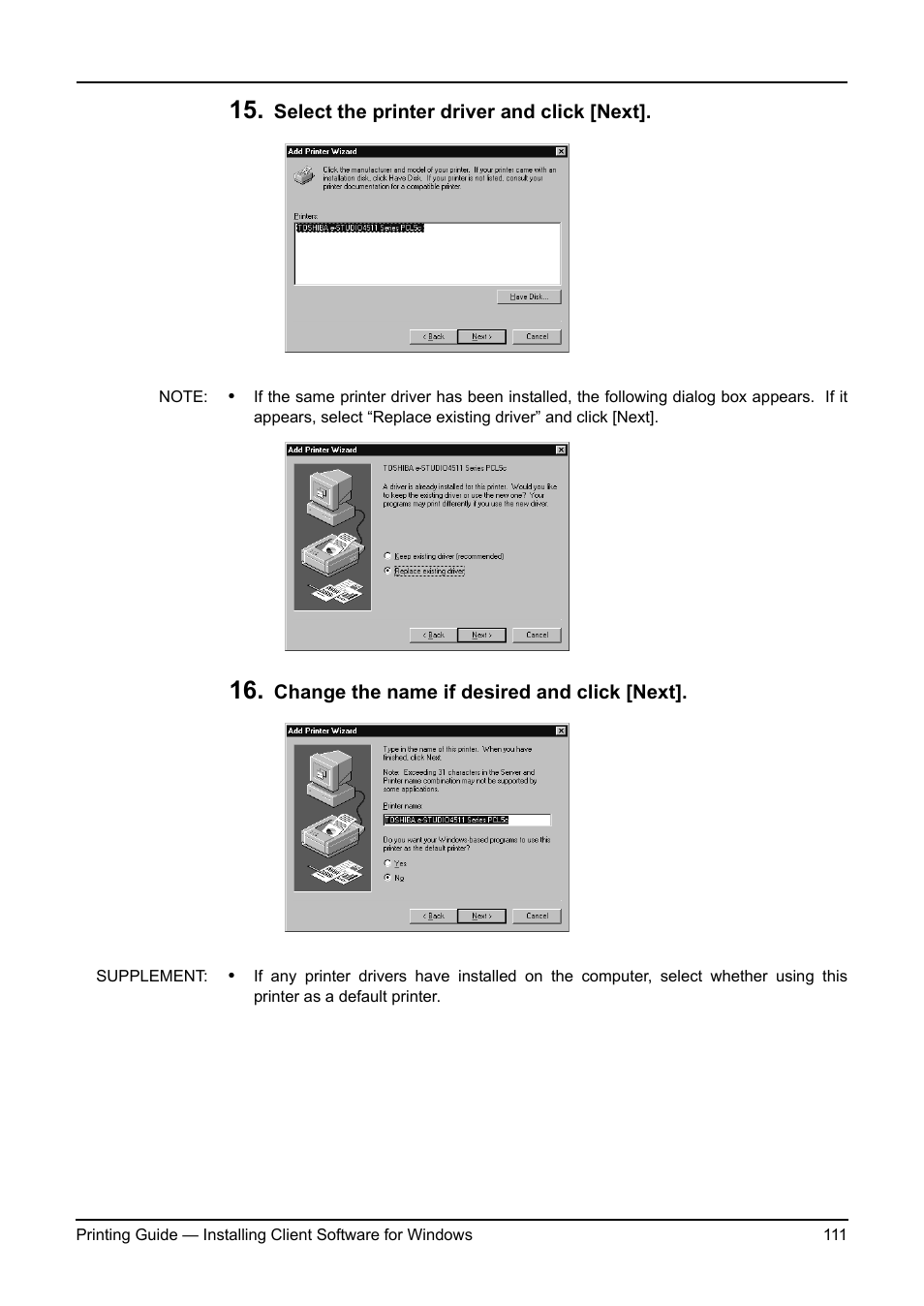 Toshiba ESTUDIO 3511 User Manual | Page 111 / 382