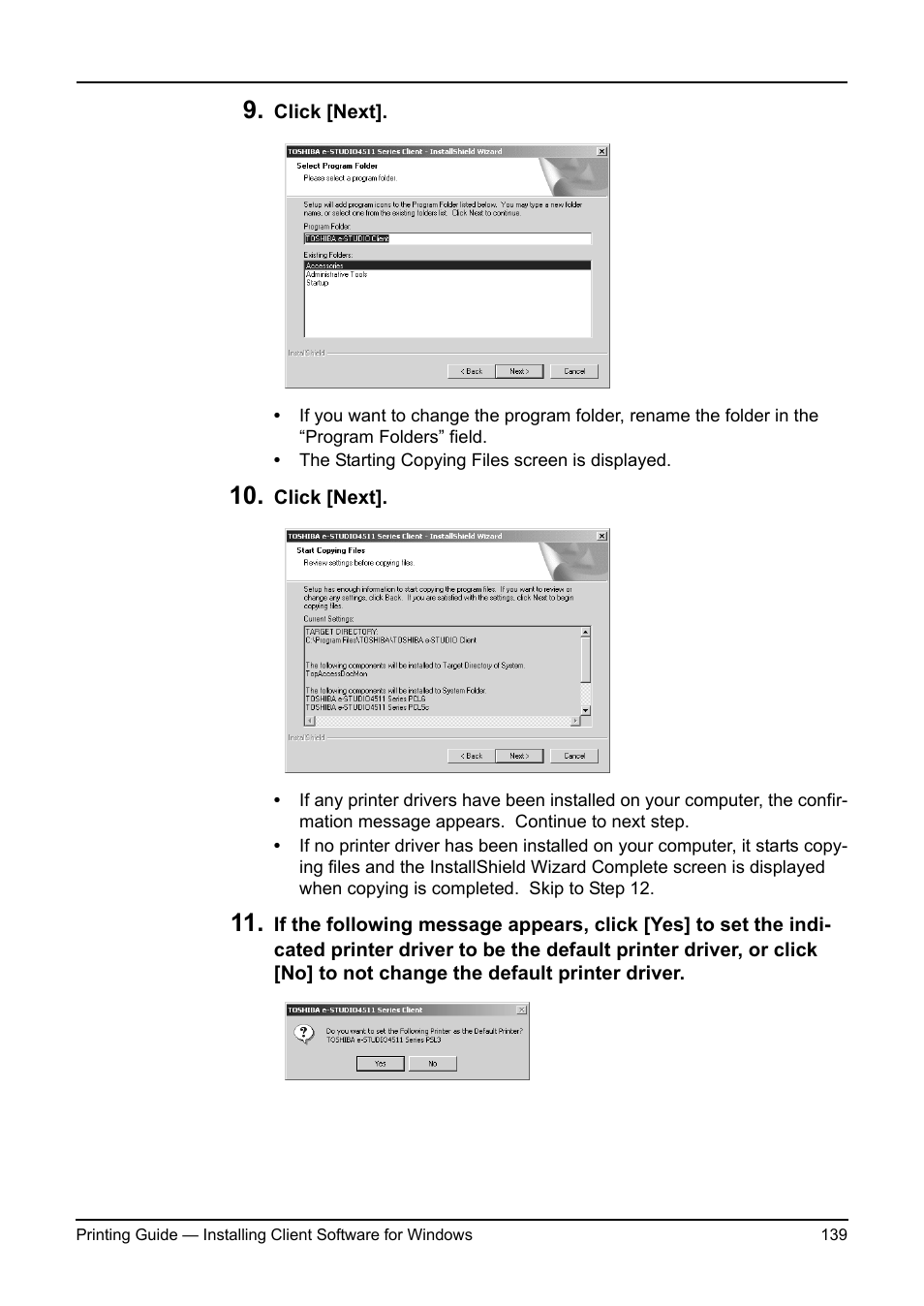 Toshiba ESTUDIO 3511 User Manual | Page 139 / 382