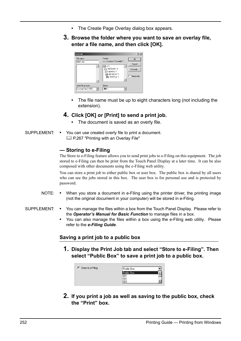 Storing to e-filing | Toshiba ESTUDIO 3511 User Manual | Page 252 / 382