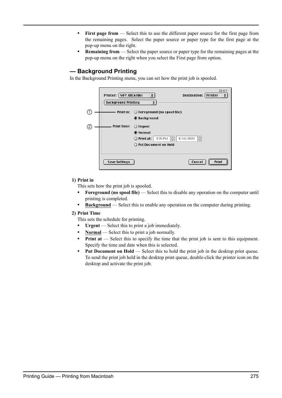 Background printing | Toshiba ESTUDIO 3511 User Manual | Page 275 / 382