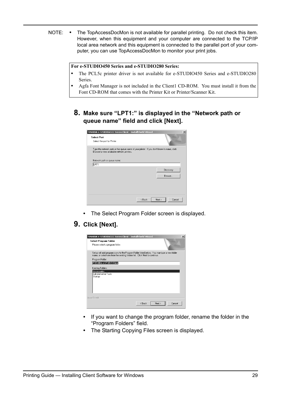 Toshiba ESTUDIO 3511 User Manual | Page 29 / 382
