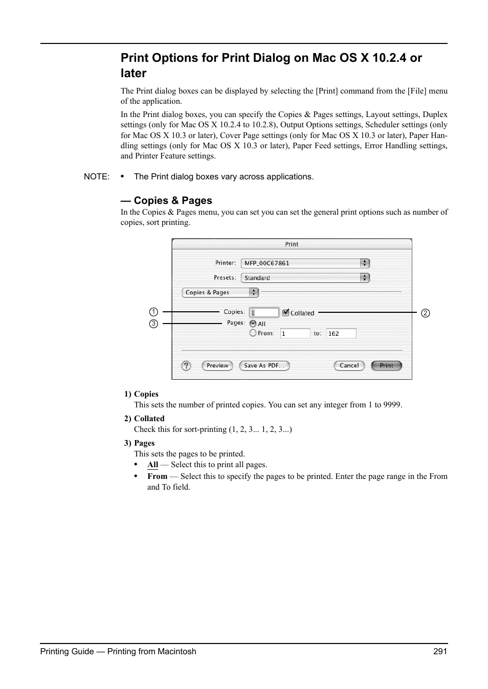 Copies & pages | Toshiba ESTUDIO 3511 User Manual | Page 291 / 382