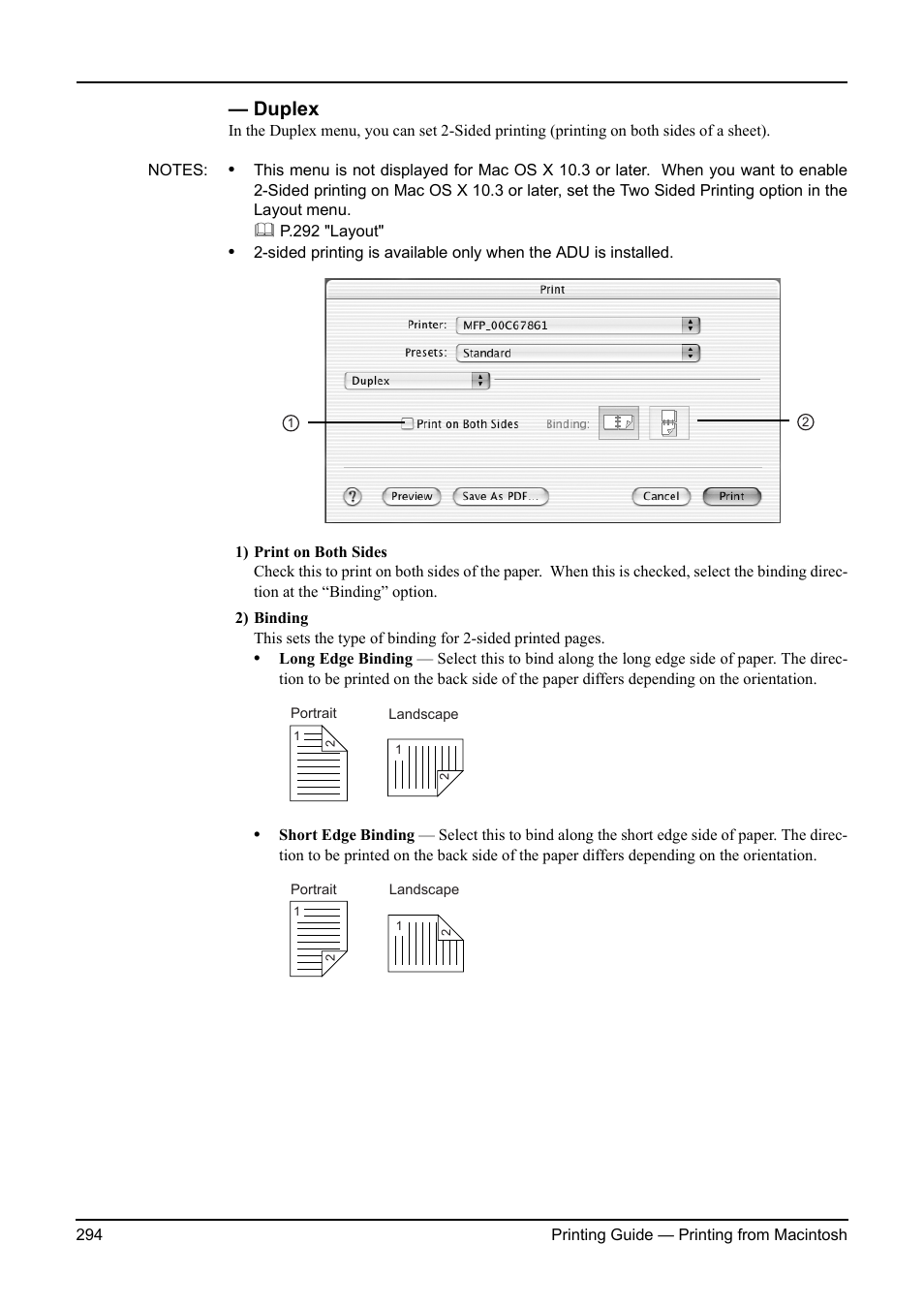 Duplex | Toshiba ESTUDIO 3511 User Manual | Page 294 / 382
