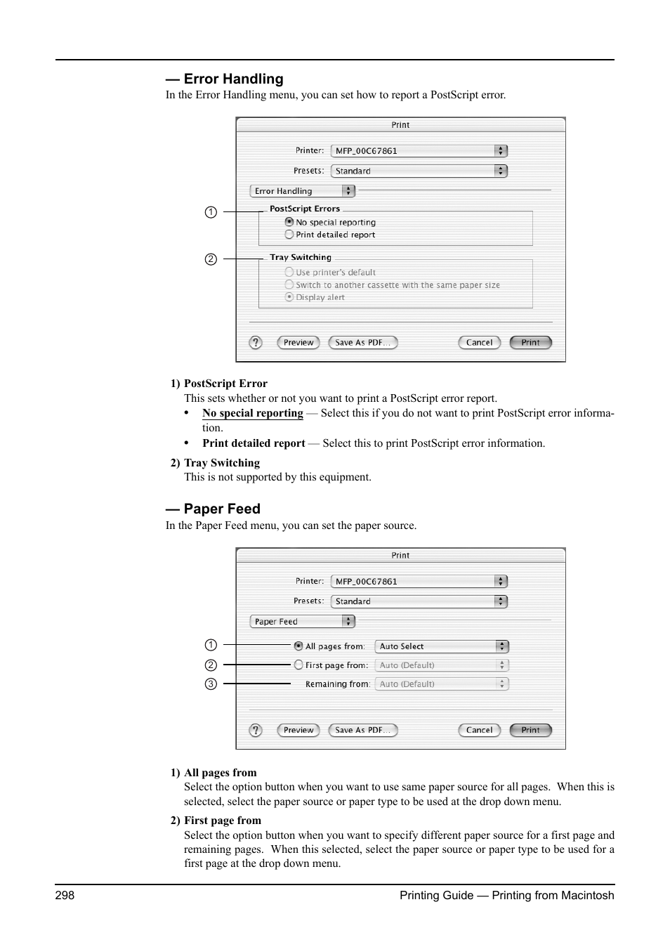 Error handling, Paper feed, Error handling paper feed | Toshiba ESTUDIO 3511 User Manual | Page 298 / 382