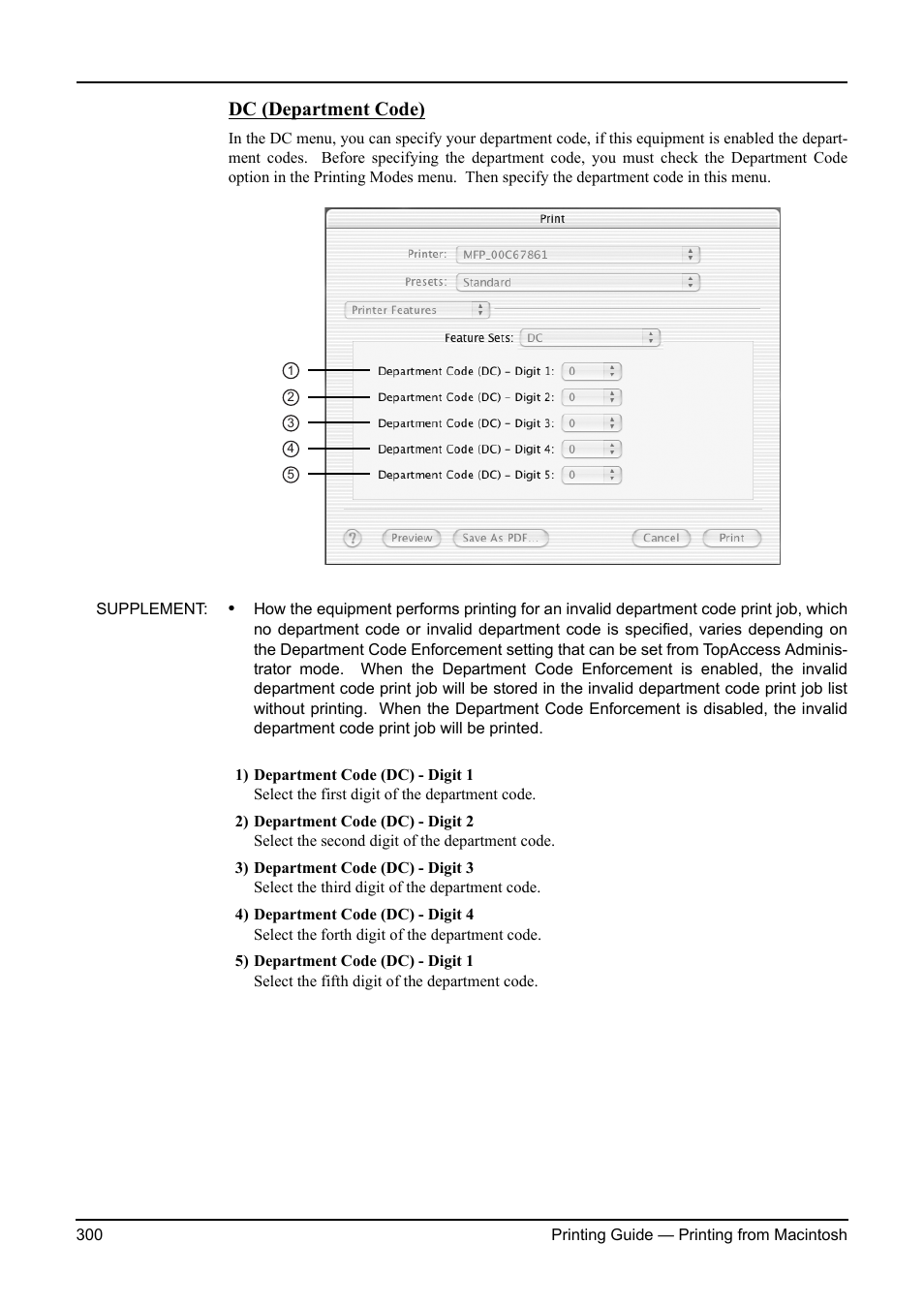 Dc (department code) | Toshiba ESTUDIO 3511 User Manual | Page 300 / 382